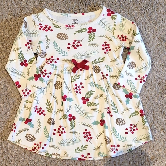 Winter themed‎ long sleeve t-shirt dress - Picture 1 of 4